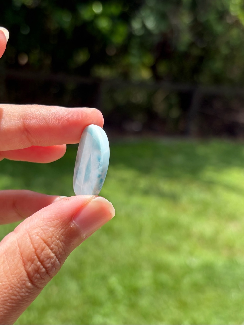 Shallow Water Larimar Cabochon 20.5 Carats View 6
